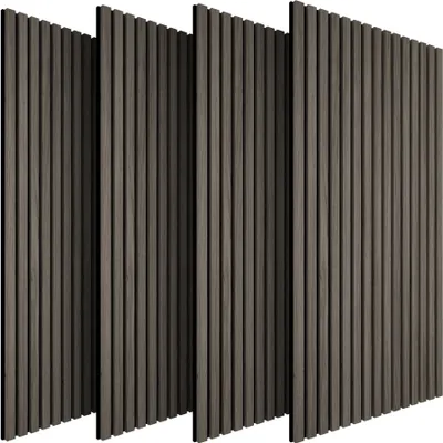 Obrázek produktu pro Akustické panely Sonic Wall s efektem dřeva - šedý dub, sada 4 kusů