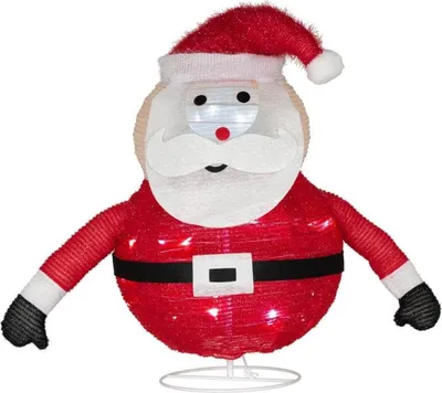 Obrázok produktu pre Vianočná dekorácia - Santa Claus, 30 LED, 58 cm
