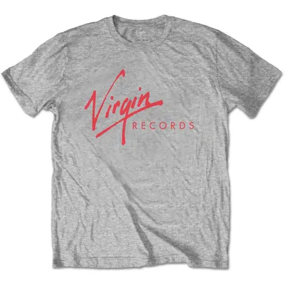 Obrázek produktu pro Virgin Records - Uni tričko s logem - šedé