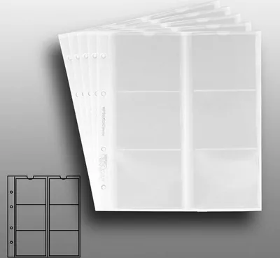 Produktbild von Prophila Collection 5 kleine Münzhüllen für je 6 Münzen und Medallien bis 64 mm Durchmesser