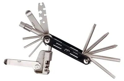 Zdjęcie produktu dla BBB Cycling MaxiFold L, Narzędzie rowerowe, Narzędzie wielofunkcyjne do rowerów, Aluminium, Czarny, Aluminium, T25, 2,2.5,3,4,5,6 mm