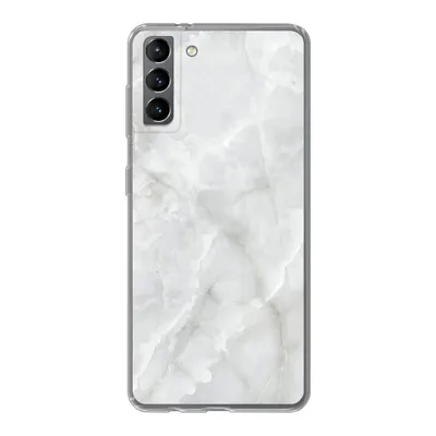 Produktbild von MuchoWow® Handyhülle Schutzhülle Hülle für Samsung Galaxy S21 Plus Marmor - Weiß - Muster - Stein - Marmoroptik Silikon Softcase Handy Hülle - Handy-Tasche