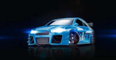 Produktbild von Dr!ft Racer Blue Blizzard Gymkhana Edition ferngesteuertes Drift Auto, RC Car mit realistischer Fahrdynamik zur Steuerung mit Iphone()
