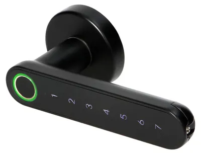 Produktbild von ORNO OR-ZS-853/B elektronische Türgriff schwarz Fingerabdruck Bluetooth PIN