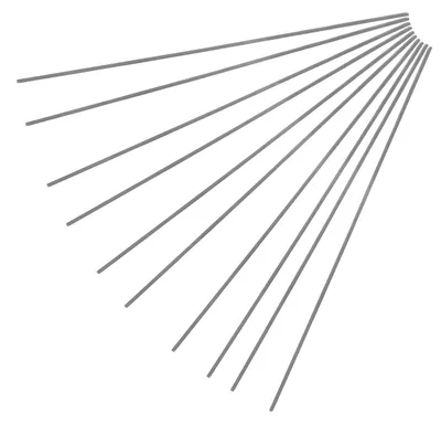 Wolframdraad für Keramiköfen, 10 Stück, hitzebeständig, 20 cm