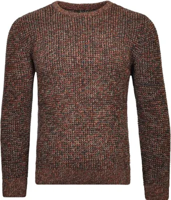 Ragman Strickpullover Tweed in grün