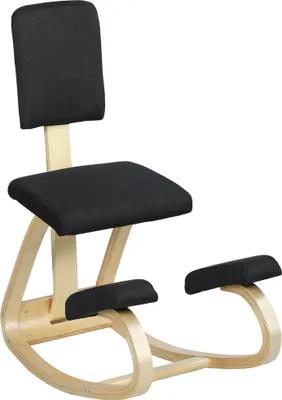 Produktbild von Ergonomischer Kniestuhl, Kniehocker Gesundheitsstuhl für Zuhause, Büro, Meditation Schwarz