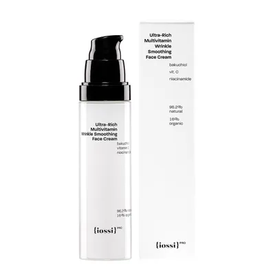 Zdjęcie produktu dla Iossi Ultra-Rich Multivitamin Wrinkle Smoothing Face Cream multiwitaminowy wygładzający krem do twarzy z bakuchiolem 50ml