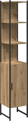Produktbild von Badezimmerschrank mit Regal Artisan-Eiche 33 x 33 x 185,5 cm