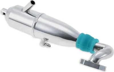 Zdjęcie produktu dla Aluminiowa rura wydechowa BQ002 do samochodów nitro 1/10 HSP