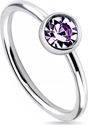 Produktbild von Nasenpiercing Septum Ring Nasenring Piercing Nasen Zirkonia Kristall Klemmring BCR