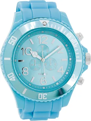 Immagine prodotto di Oozoo orologio da polso blu chiaro in silicone orologi da uomo analogici al quarzo UOC4824A
