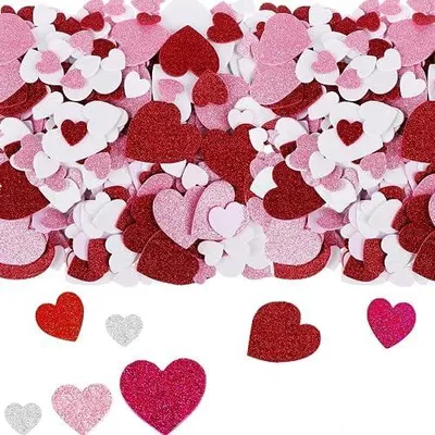 Produktbild von Herz-Dekoration (180Stück) - Romantische Deko für Valentinstag & Hochzeit