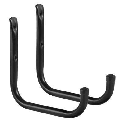 Produktbild von 2er Set Maclean Wandhalter, für Reifen, Räder, Leiter, Fahrrad, Stahl, max. Belastung 22kg/Bügel, MC-487