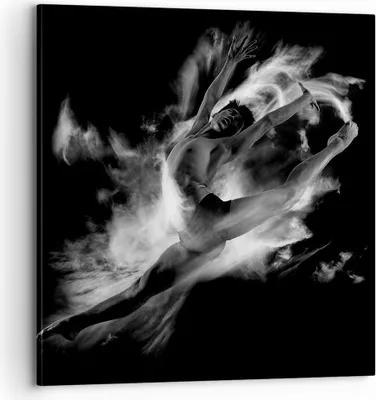 Produktbild von Bild auf Leinwand - Leinwandbild - Einteilig - Tanz Mann spring - 70x70cm - Wand Bild - Wanddeko - Wandbilder - Leinwanddruck - Bilder - Wanddekoration - Leinwand bilder - Wandbild - AC70x70-4391
