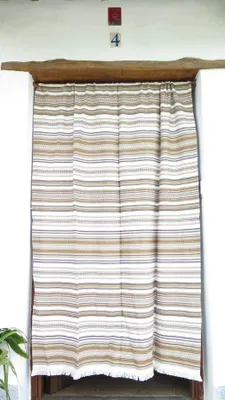 Productafbeelding van Rustiek Katoenen Gordijn 160 x 215 cm voor Buiten