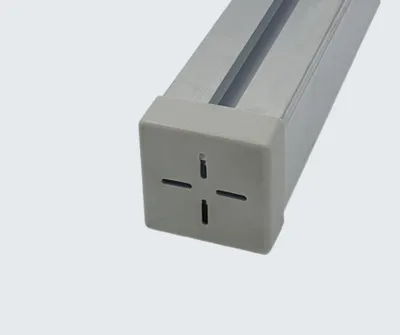 Produktbild von Endkappe Abdeckkappe 40x40 mm Grau Solarschiene PV- 10 Stück