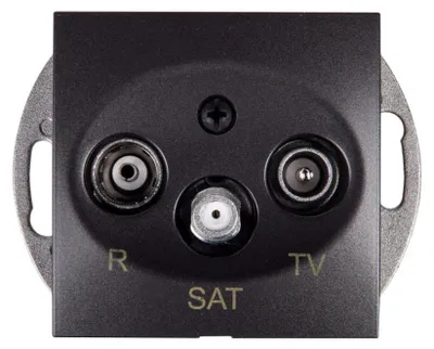Obrázek produktu pro Kontakt-Simon DASP.01/48, Antracit, Plast, IP20, 75 mm, 41 mm, 75 mm
