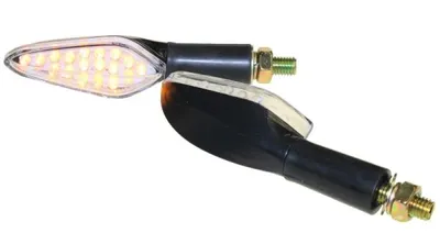 Produktbild von Motorrad LED Blinker Shower schwarz klar