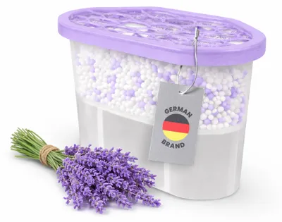 Obrázok produktu pre Odvlhčovač vzduchu s granulátom, vôňa levandule, 550 ml