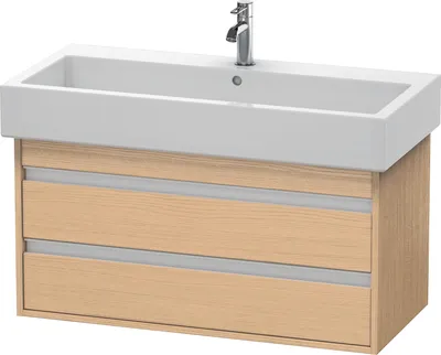 Produktbild von Duravit Ketho Waschtischunterbau wandhängend, 950x480x440 mm, 2 Schubkästen, für Vero Waschtisch 045410, KT663803030