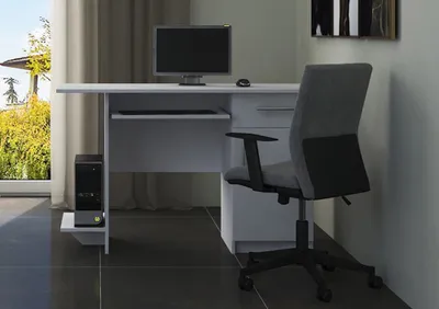 Obrázok produktu pre Pracovný stôl VEBER biela pravé