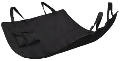 Produktbild von vidaXL Haustier-Rücksitzbezug 148x142 cm Schwarz