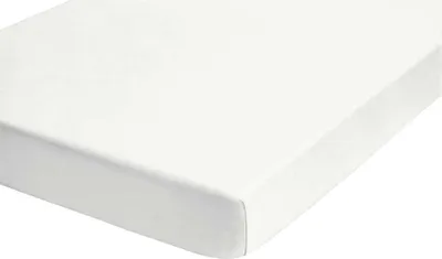 Produktbild von biberna Frottee-Stretch-Spannbetttuch 0012344 color: weiß, size: 1x 90x190 cm - 100x200 cm