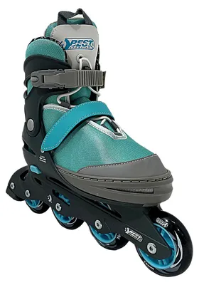Produktbild von Best Sporting Inline Skates Kinder I Rollschuhe größenverstellbar I robuste Inliner für Jugendliche mit Bremse I Rollerskates Schuhe Kinder I Inliner mit 4 Rollen