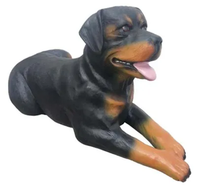 Produktbild von Deko Figur Statue Skulptur 50x80 cm FIguren Statuen Skulpturen Garten Hund A195