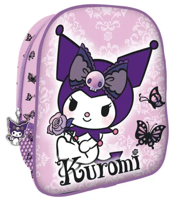 Obrázek produktu pro Batoh Kuromi v zářivé fialové barvě pro malé fanoušky