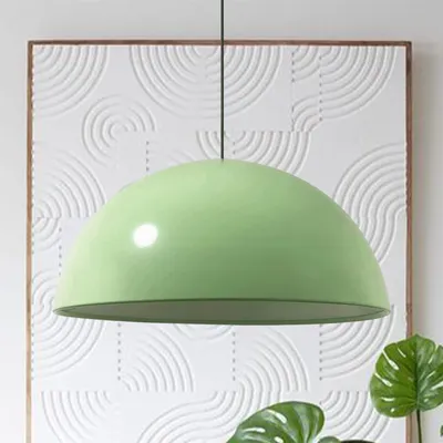 Produktbild von Hängelampe Retro Minzgrün Groß I Lipeo I Pendelleuchte Deko Modern Lampe