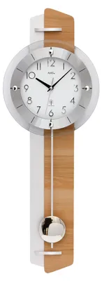 Produktbild von AMS Funk-Pendeluhr, Funkpendelwerk, 25x70x7cm, 5271