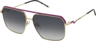 Zdjęcie produktu dla ZADIG&VOLTAIRE SZV413 Oro rose' c/parti fuxia lucido 58/13/140 Okulary przeciwsłoneczne dla mężczyzn