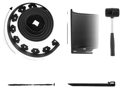 Image de Bordure de jardin, matériau durable, design flexible, 20,2 mètres