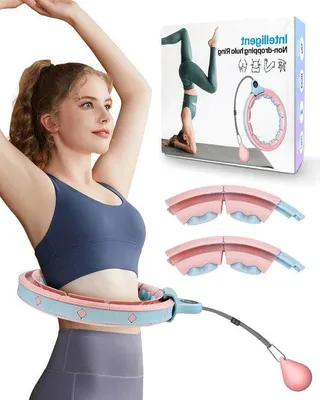 Image de Cerceau de fitness 112 cm, 410 g, réglable, pour la perte de poids
