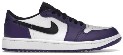 Image de Jordan 1 Retro Low Golf, couleur violette, taille EU 46