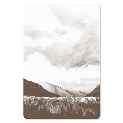 Produktbild von MuchoWow® Mauspad Mousepad Gras - Berg - Himmel 18x27 cm - Mousepads - Maus Mat - Pad - Mausunterlage