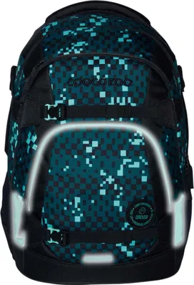 Image de coocazoo sac à dos scolaire Mate School Backpack Pixel Blox noir