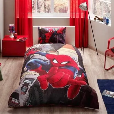 Immagine prodotto di Set di biancheria da letto - 3 pezzi - Spider-Man - 100 x 200 cm