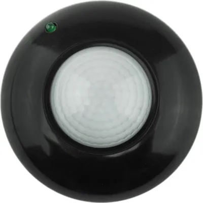 Obrázok produktu pre Stropný PIR detektor pohybu do 300 W IP20 čierny nastaviteľný Ecolight EC20335
