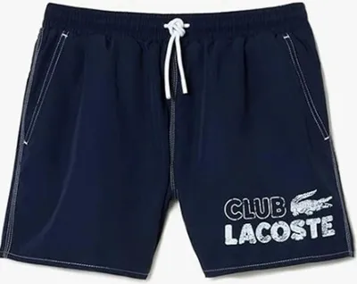 Produktbild von Lacoste Herren Bade Shorts Bermudas Badehose Krokodil Marine