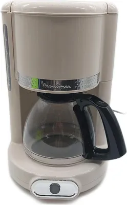 Produktbild von Moulinex FG381A, Filterkaffeemaschine, 1,25 l, Gemahlener Kaffee, 1000 W, Elfenbein