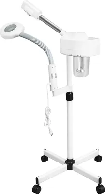 Produktbild von Gesichtsbedampfer - Gesichtssauna - 800 W - 680 ml Wassertank - 360° Drehbare Düse - Heißer Dampf - Zur Gesichtsreinigung - EU-Stecker