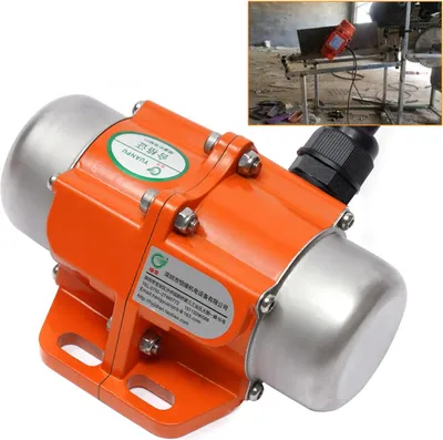 Image de Moteur vibrant - Moteur asynchrone à balourds - 30 W - 220 V monophasé - 3000 tr/min - Boîtier aluminium - IE1, CE
