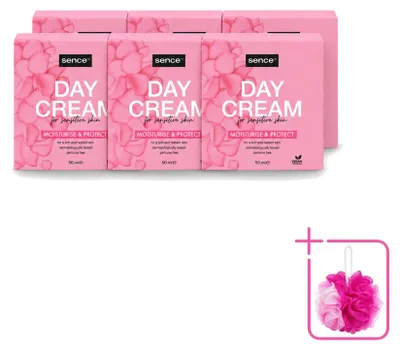 Image de 6 x Crème pour la peau sensible Sence - Apaisante - 50 ml - Lot de 6