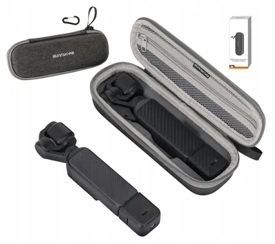 Image de Étui de protection rigide + mousqueton / pour DJI Osmo Pocket 4 / 3 / OP4-B206-GY