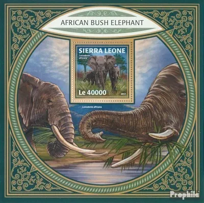 Produktbild von Briefmarken Sierra Leone 2017 Mi Block 1366 (kompl. Ausg.) postfrisch Afrikanischer Buschelefant