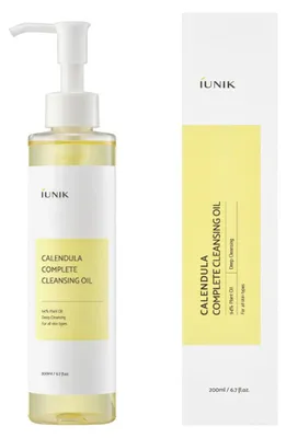 Obrázek produktu pro iUNIK Calendula Complete Cleansing Oil – odličovací olej s měsíčkem – 200 ml