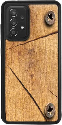 Produktbild von TPU Silikon Hülle für Samsung Galaxy A52 A52S 5G Handy Cover Case Schutzhülle Handyhülle Bumper MOTIV 414 Holz Design